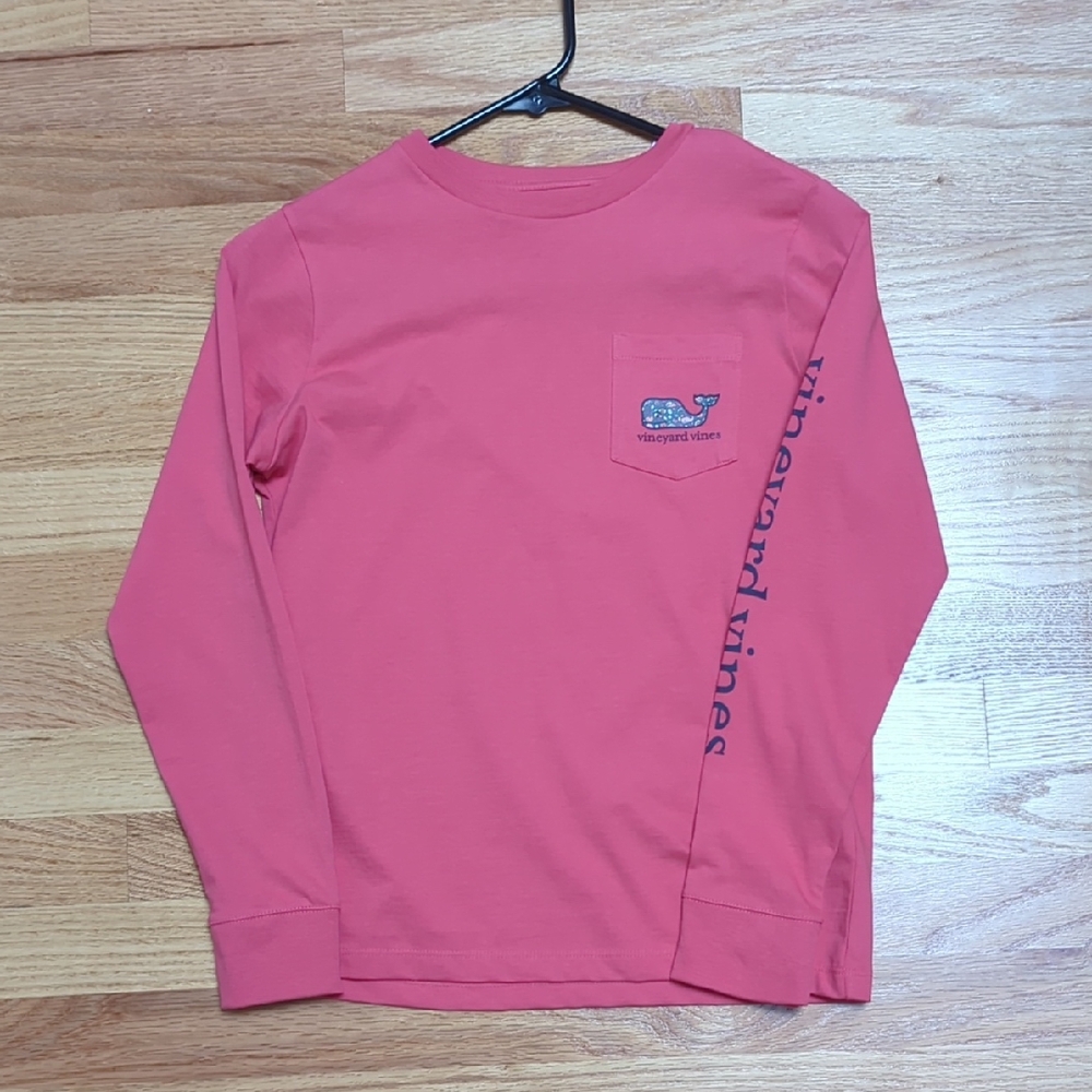 Vineyard Vines Coral Long Sleeve Tee